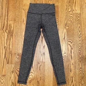 LULULEMON long dark grey leggings
